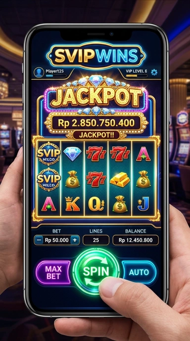 Screenshot aplikasi svipwins yang menunjukkan proses unduh yang cepat.
